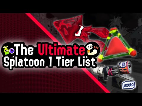 This Game Is BROKEN - The Ultimate Splatoon 1 Tier List (Weapons/Abilities/Subs/Specials)