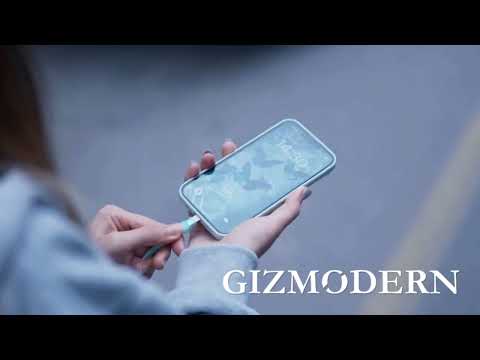 Creative Stress-Relief Mechanical Rotating Power Bank