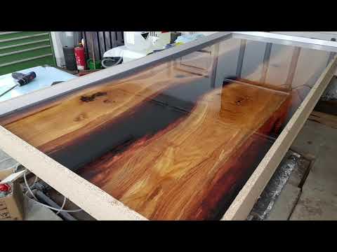 River Table, Kunstharzt Tisch, Epoxy Tisch.