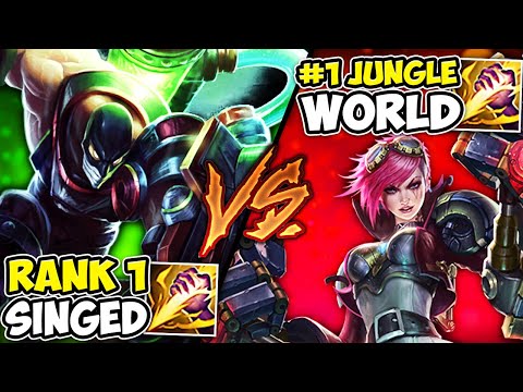 Thumbnail for I PLAYED JUNGLE SINGED VERSUS THE  WORLD'S #1 JUNGLER! (HE WAS WORLDS WINNER)