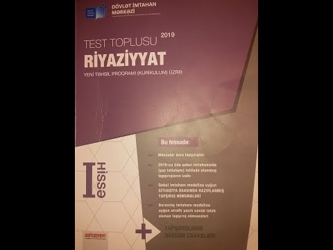 Test toplusu Tam cəbri ifadələr testinin bütün izahları (ardı) online dərslər Nicat Bağışzadə