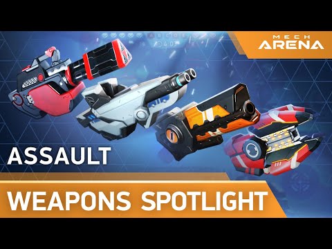 Thumbnail for Mech Arena | Weapon Spotlight | Assault Weapons | Autocannon, Pulse and Plasma Cannon, Carabine