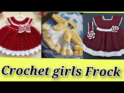 Baby outfit dress Baby Frock comfortable Frock Handmade Crochet baby frock design