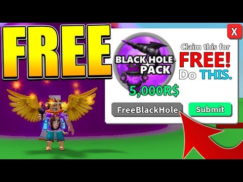 Thumbnail for FREE BLACK HOLE PACK SECRET IN DESTRUCTION SIMULATOR! - ROBLOX