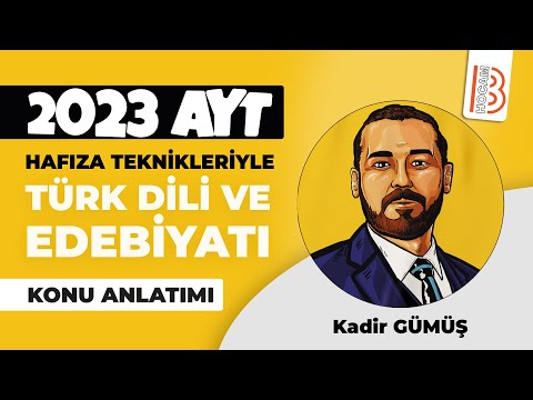 Thumbnail for 33) 2023 Hafıza Teknikleriyle AYT Türk Dili - Cumhuriyet Dönemi Toplumcu Gerçekçi Şiir - Kadir GÜMÜŞ