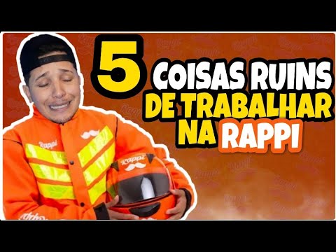 5 coisas ruins de trabalhar no rappi entregador. - Marcelo castelli