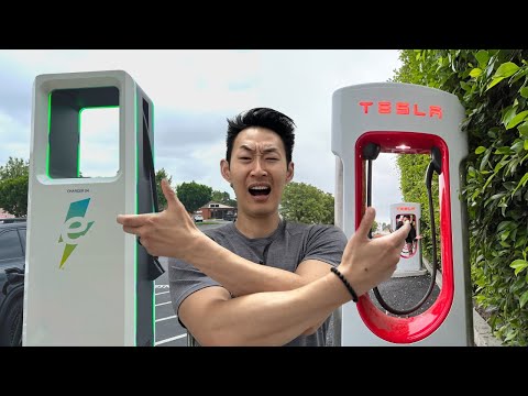 Thumbnail for Tesla Supercharger vs 3rd Party Fast Chargers (Electrify America, Charge Point, Ev Go)
