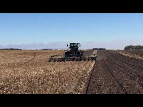 Thumbnail for Claas Xerion 4000 VC with 30' Pickett One Step Step ahead windrowing Kidney Beans