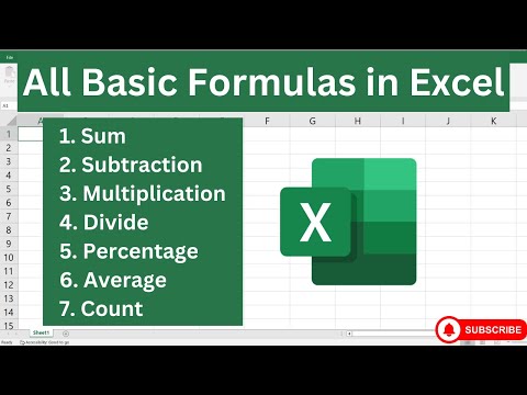 Thumbnail for All Basic Formulas and Functions of Excel you must know || Basic Formulas in Excel || Urdu / Hindi