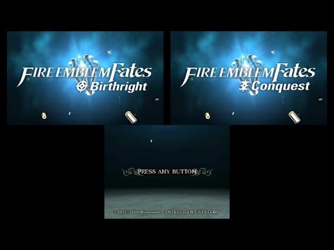 Fire Emblem Fates (Birthright/Conquest) - Opening Movie &amp; Title Screen [3DS]