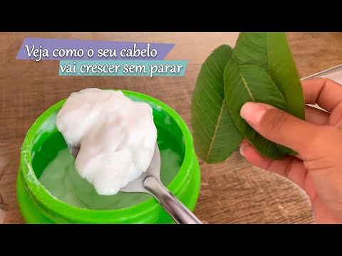 COMO FAZER O SEU  CABELO CRESCER EM UM MES  FAZENDO HIDRATAÇÃO COM FOLHA DE GOIABA