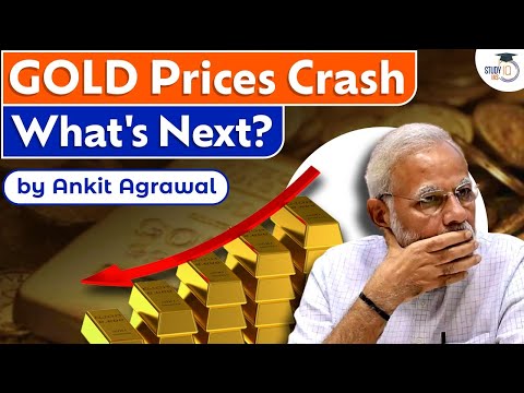 Why Gold prices crash sharply? How will it Impact the gold market? | Know all about it | UPSC