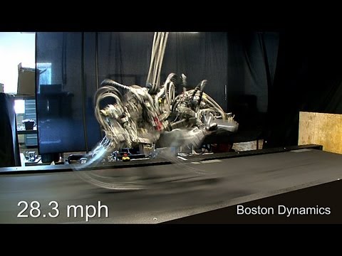 Thumbnail for Cheetah Robot runs 28.3 mph; a bit faster than Usain Bolt
