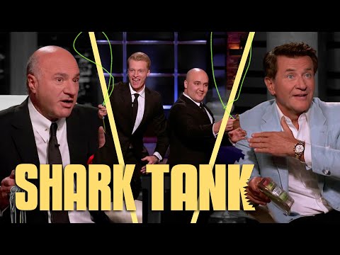 Thumbnail for Kevin & Robert Fight For A Deal With Zip String! | Shark Tank US | Shark Tank Global