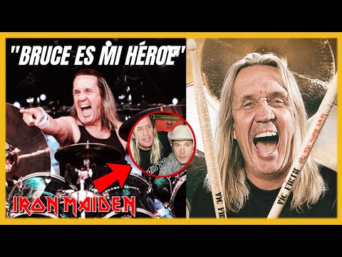 El baterista de la DONCELLA DE HIERRO (Iron Maiden)???? | NICKO MCBRAIN HISTORIA