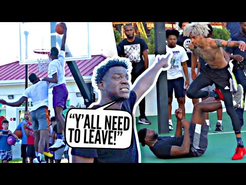 Streetball Legend GETS HEATED vs Ballislife Squad!! They CALLED US OUT So We SHUT THE PARK DOWN!