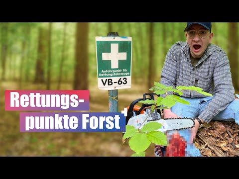 Unfall im Wald!  Rettungspunkte Forst - So findet dich der Rettungsdienst