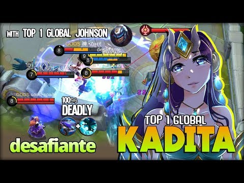 Totally Insane! Amazing Combo Top 1 Global Kadita ft Top 1 Global Johnson ~ Mobile Legends
