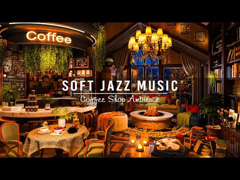 Thumbnail for Soft Jazz Music & Cozy Night Cafe Ambience for Work,Studying ☕ Smooth Piano Jazz Instrumental Music