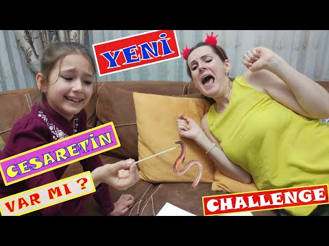 Cesaretin Var mı Challenge Eğlenceli Video #EvdeKal #SendeOyna