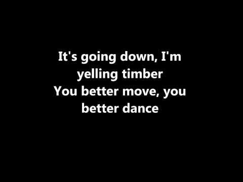 Pitbull- Timber Lyrics