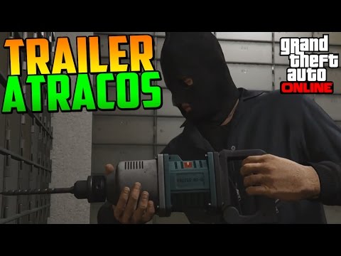 TRAILER ATRACOS A BANCOS - NUEVO PORTAAVIONES, HYDRA Y MÁS! - Gameplay GTA 5 Online (GTA 5 PS4)
