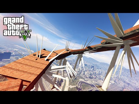 Thumbnail for CRAZY SKY STUNT CHALLENGE! - (GTA 5 Funny Moments)