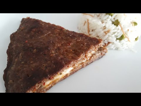 Kokusuz Yağ Sıçramadan Muhteşem Oldu ✔ Kaşarlı Tava Köfte Tarifi