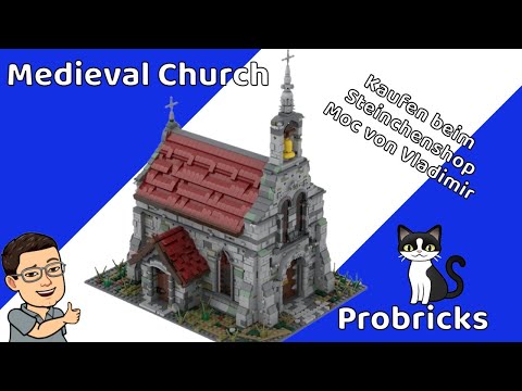 Thumbnail for Probricks - Medieval Church - Steinchenshop Mittelalter Serie - PB96103 - Moc von Vladimir