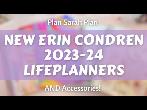 Thumbnail for NEW 2023-24 ERIN CONDREN LAUNCH | LIFEPLANNERS & ACCESSORIES!