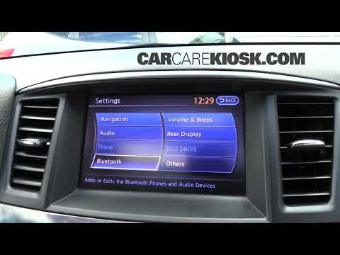 How to Pair Your Phone: Bluetooth 2013;Infiniti;JX35;Base;5;5;3 5;6;V;4;11