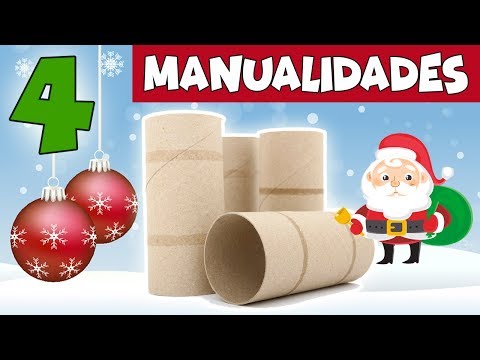 Thumbnail for 4 MANUALIDADES PARA NAVIDAD CON RECICLAJE Adornos fáciles