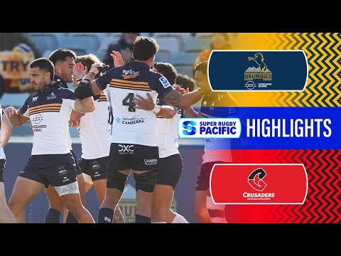 Thumbnail for HIGHLIGHTS | BRUMBIES v CRUSADERS | Super Rugby Pacific 2024 | Round 13