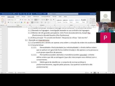 Thumbnail for Introdução ao Estudo do Direito - Aula 6 - parte 1- Positivismo contemporâneo