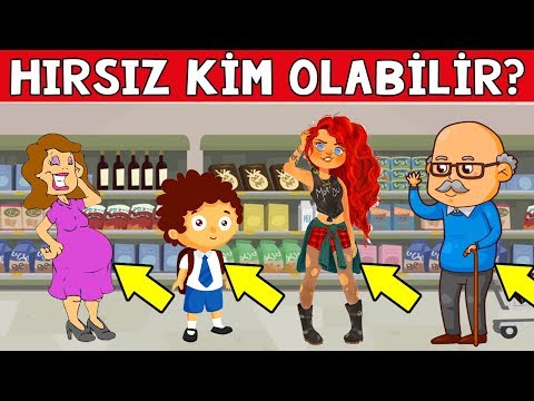 Sadece Çok Zekiysen Bu Bulmacayı Çözebilirsin, HIRSIZI BUL!