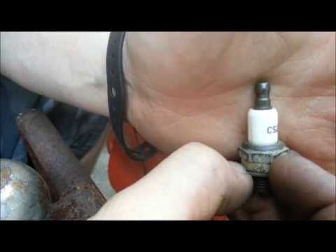 Clean Spark Plugs so they work like New