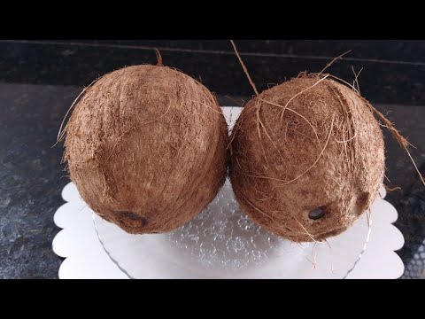 COMO RETIRAR A CASCA DO COCO DE FORMA FÁCIL E RÁPIDO