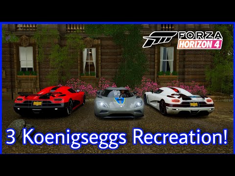 Forza Horizon 4- Need for Speed 3 Koenigseggs Scene Recreation!