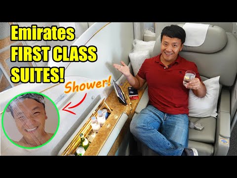 Thumbnail for Emirates FIRST CLASS Suites! SHOWER & FOOD REVIEW!