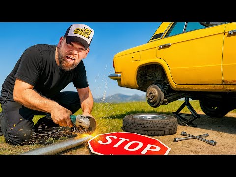 Thumbnail for Ich Habe ein Auto mit einem Straßenschild Repariert