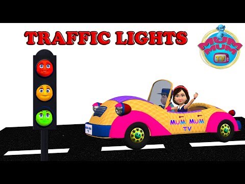 Traffic Lights Song with Lyrics - Nursery Rhymes for Children, Kids, Preschoolers | Mum Mum TV