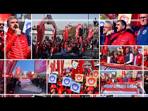 Ankara Ulus Meydanı&apos;ndan Belediye Şirket İşçilerinin Kadro Hakkını Haykırdık