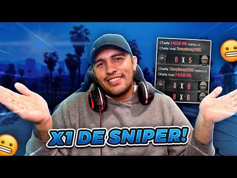 GTA 5 ONLINE - TRETANDO DE SNIPER COM UM TRYHARD VICIADO!
