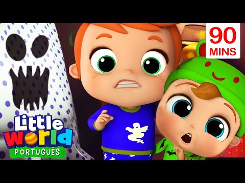 Tem um Monstro no Quarto do Joãozinho! | O Mundo de Nina e Nico - Little World Português