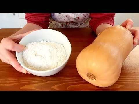 Thumbnail for Vous avez 1 courge et de la farine uniquement?/Dîner incroyable/Rapide et délicieux/Recette facile????????