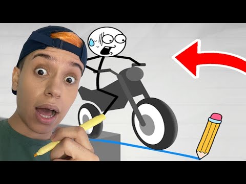 TENHO QUE DESENHAR UMA PONTE PRA SALVAR O STICKMAN!! (Draw Bridge Puzzle)