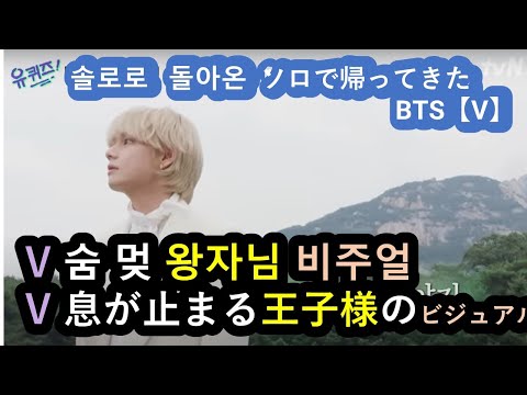【日本語字幕】 息が止まる美貌のBTS 'V'!  입틀막, 만찢남 미모의 태태