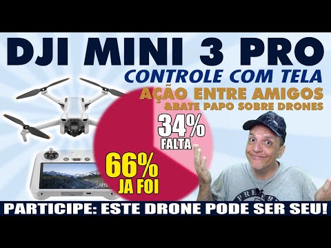 Thumbnail for DJI MINI 3 PRO CONTROLE COM TELA, esse drone pode ser seu! AÇÃO ENTRE AMIGOS COM ZMARO em 66%