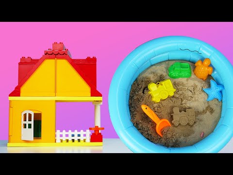 Thumbnail for Çocuklar için! Evde kum havuzu kuralım! Şekilleri, renkleri ve sayıları öğren