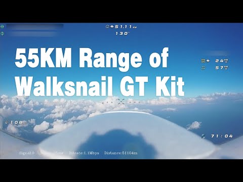 Walksnail GT Kit Range Test - 55km!